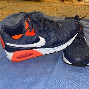 Navy and orange Nike Airmax